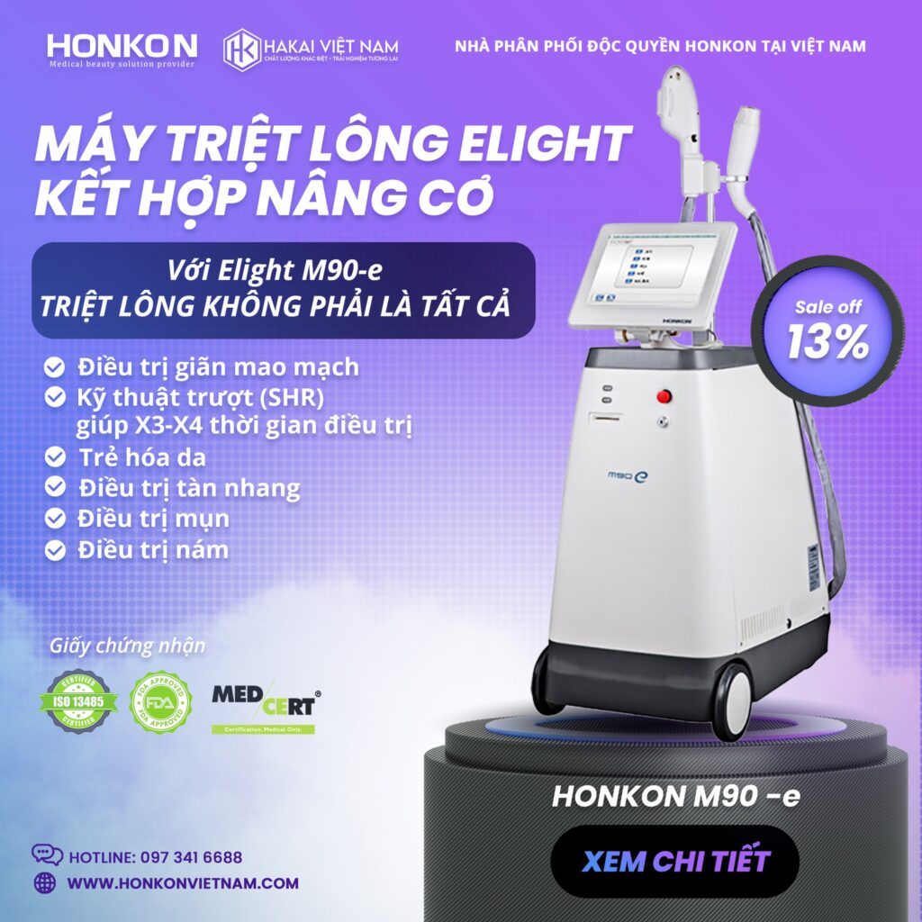 Máy triệt lông Honkon M90e