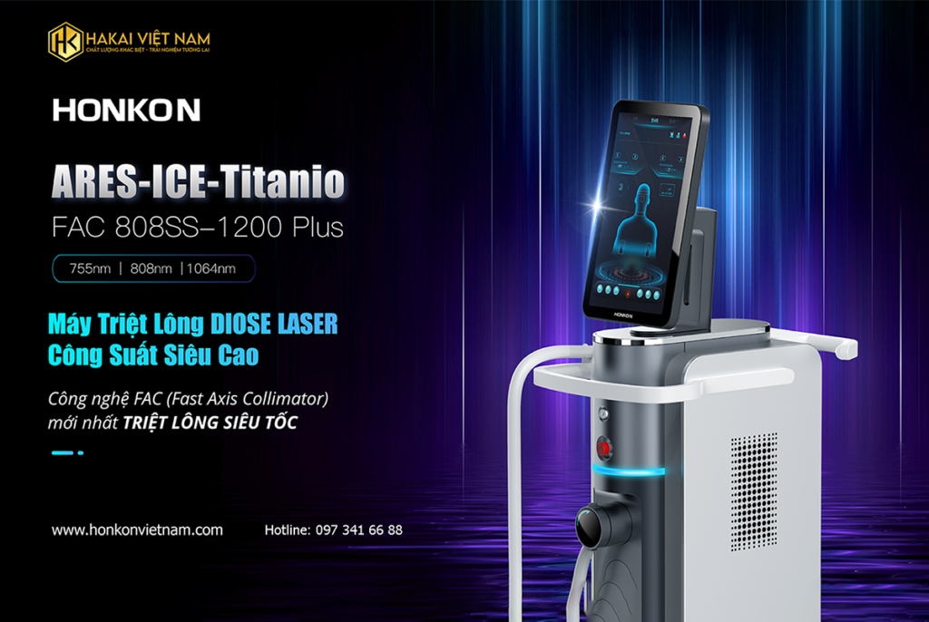 Máy triệt lông Honkon FAC 808SS-1200Plú