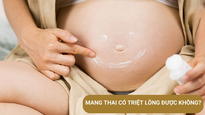 Bầu có triệt lông được không?