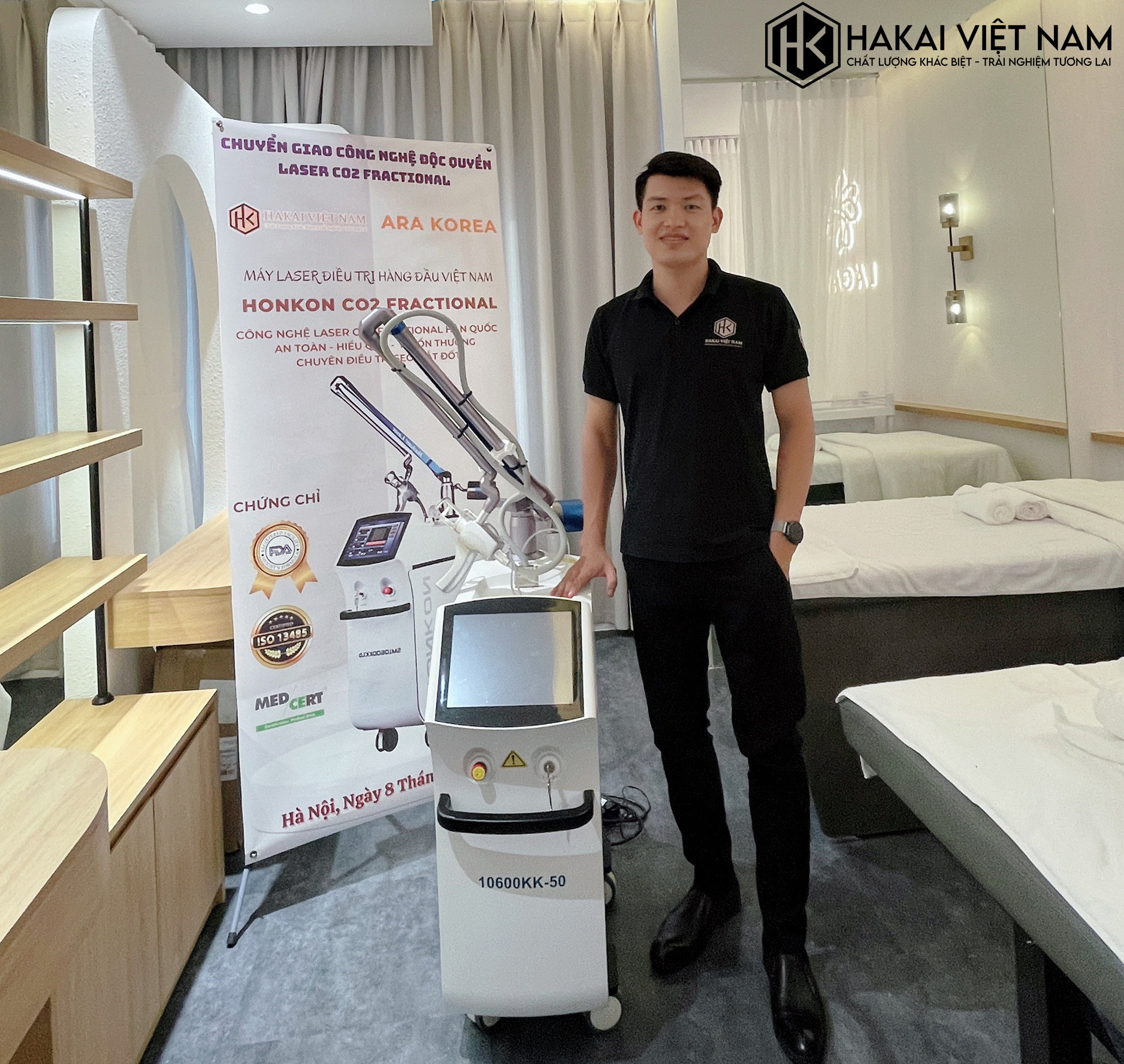 máy laser xóa xăm, trị nám cho spa