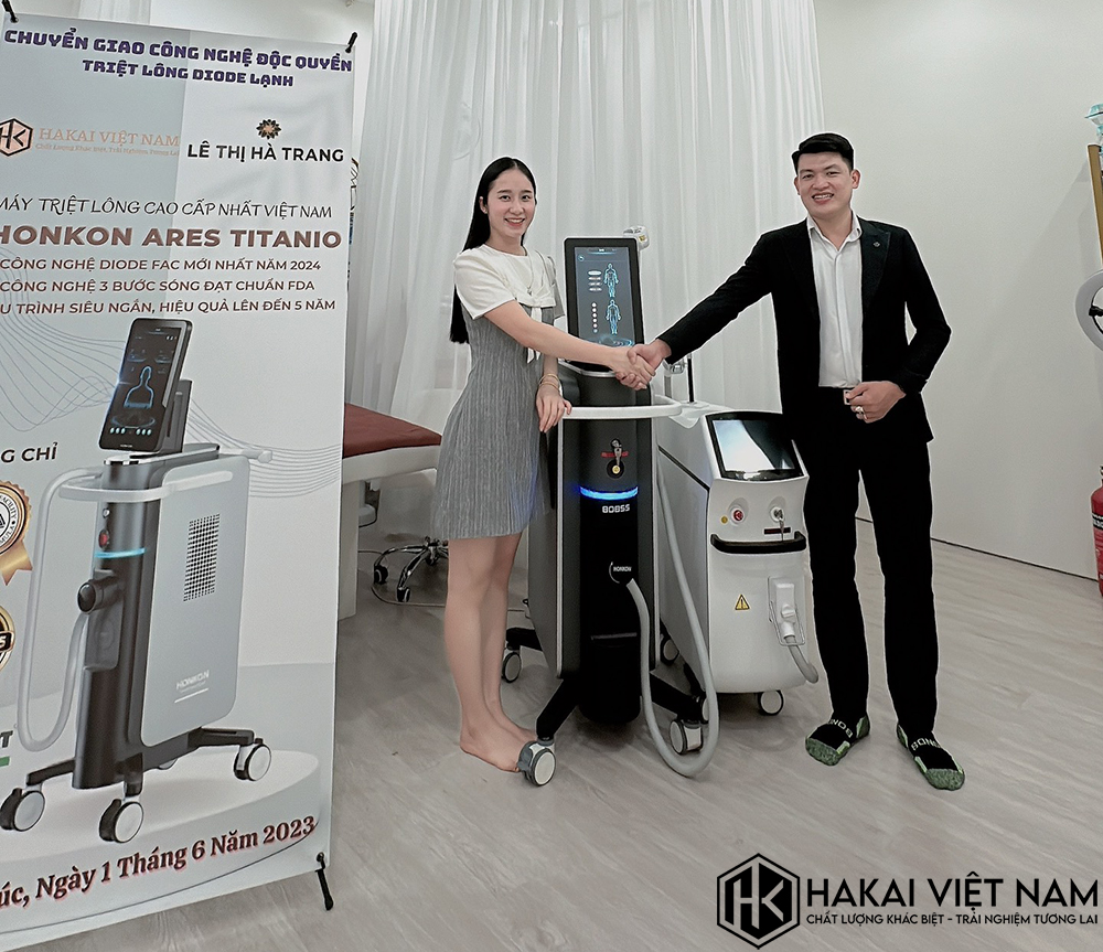 máy triệt lông laser