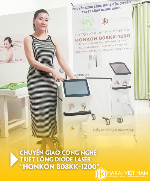 chuyển giao máy triệt lông spa tại thanh hóa