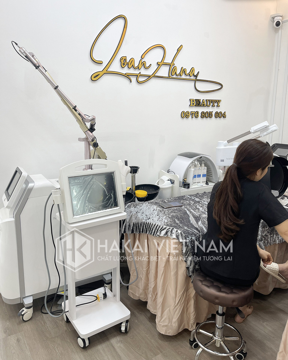 hakai viet nam chuyen giao thiet bi tham my tai loan hana spa quang ninh
