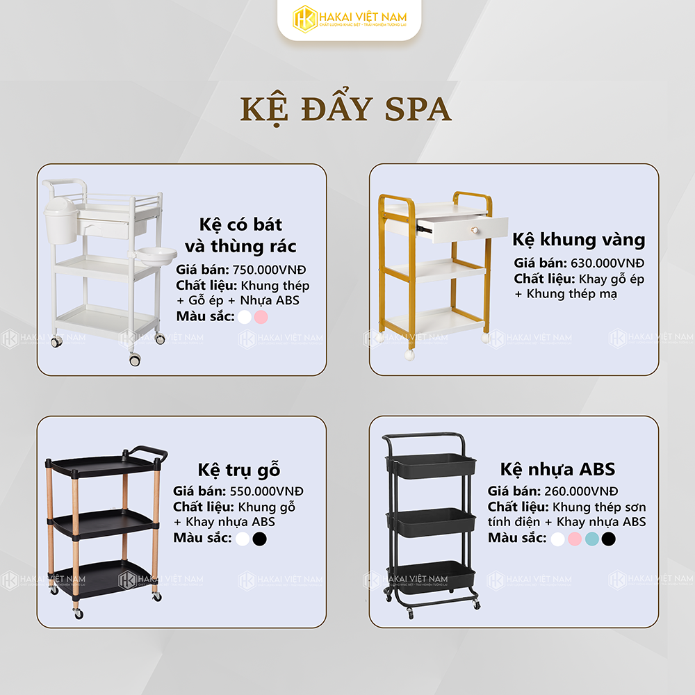 cách lắp kệ spa