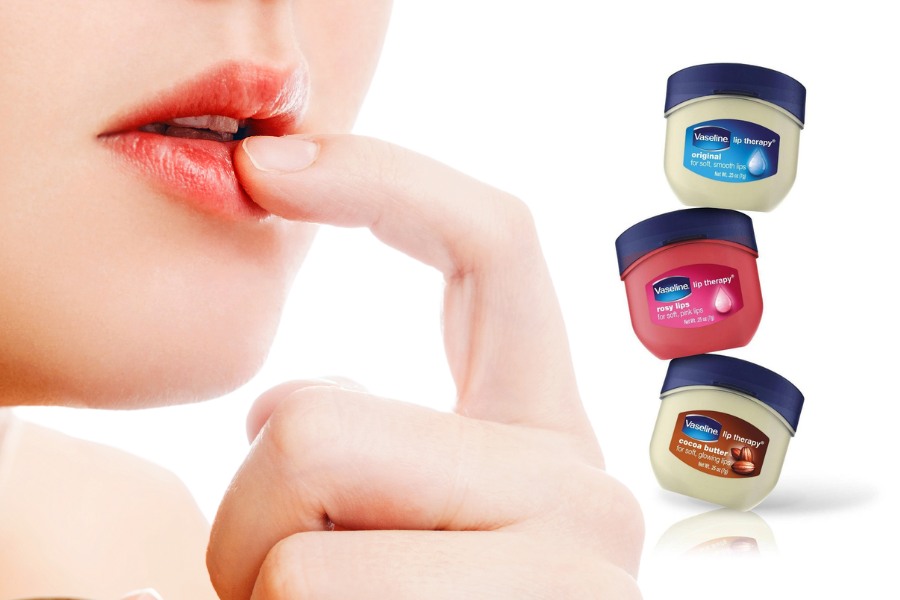 cách trị thâm môi bằng vaseline