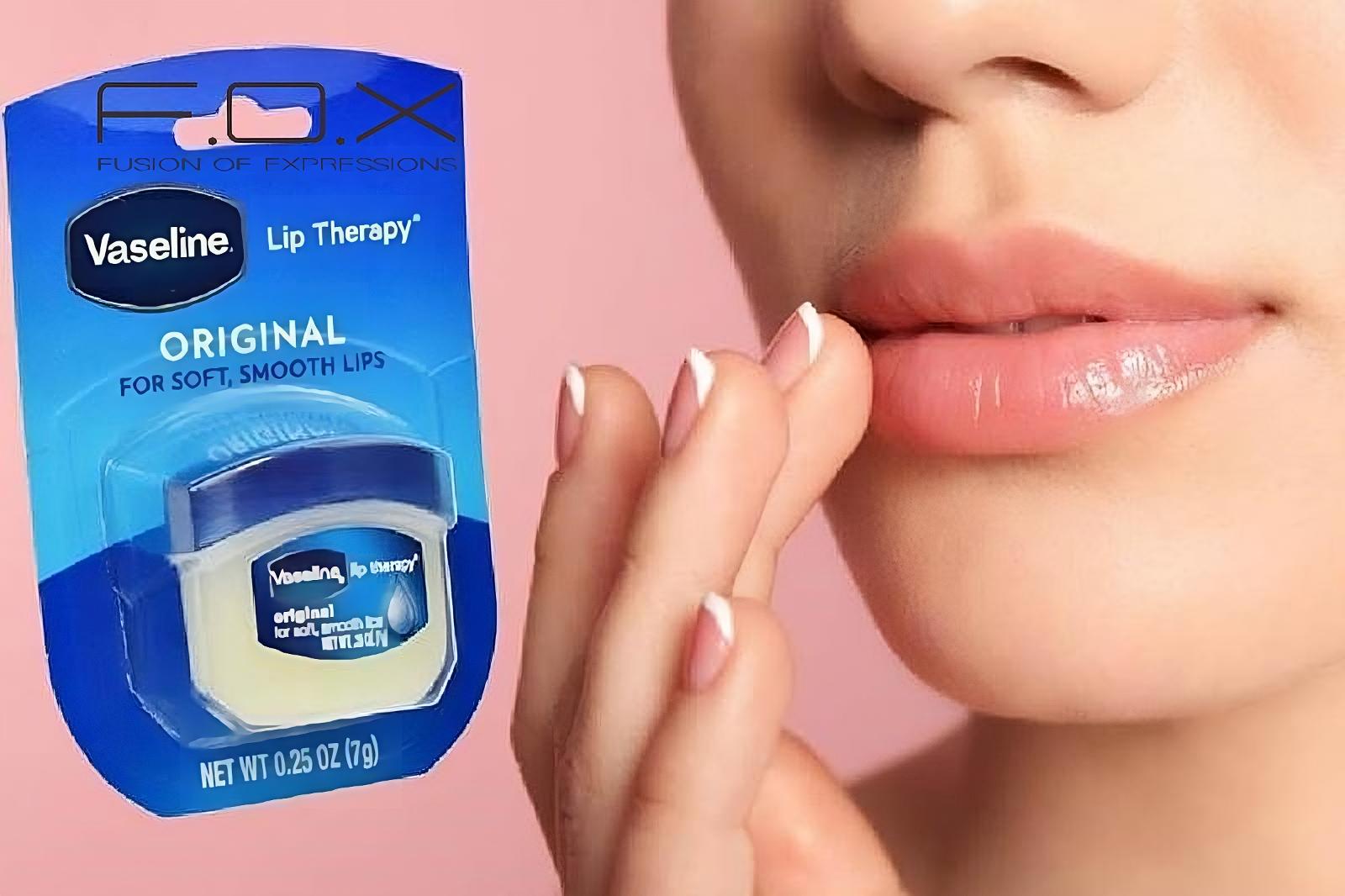 vaseline trị thâm môi